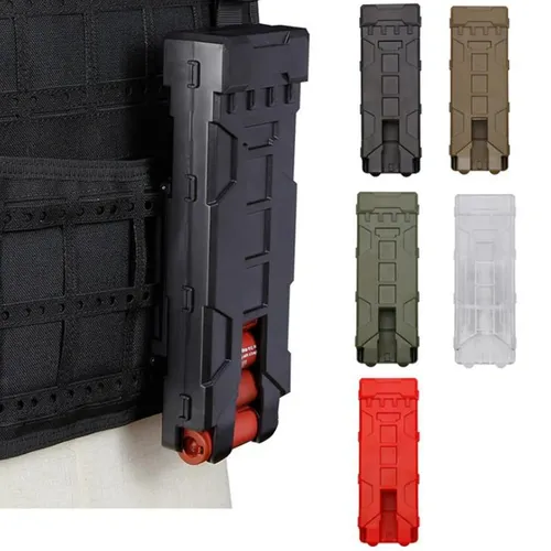 Taktische Jagd MOLLE 12 Gauge Schrotflinte Magazin Shell Tasche Träger Halter Magazin Pouch