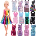 Flash Rock Puppen kleid für Barbie Kleidung Zubehör bjd blyth Puppenhaus Miniatur Artikel Spielzeug