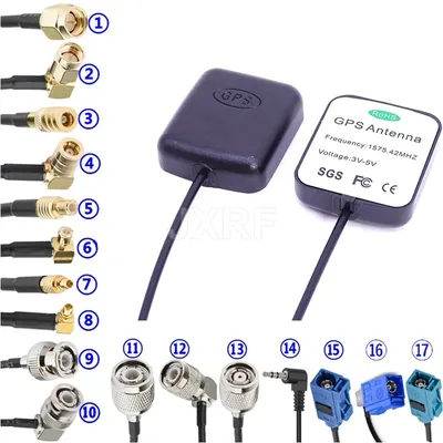Auto-GPS-Antenne, GPS-Empfänger, Auto-DVD-GPS-Antenne mit 3,5 mm SMA SMB MCX MMCX BNC TNC Fakra-Anschluss für MFD2 RNS2 oder andere