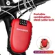 ROCKBROS Tragbare Passwort Bike Lock Motorrad Helm Draht Lock Fahrrad Anti-diebstahl Kabel BMX