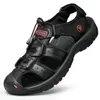 Sommer Männer Sandalen Echt leder Männer Freizeit schuhe Outdoor Männer Leders andalen für Männer Strands chuhe Römische Schuhe plus Größe 38-48