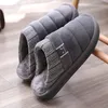 Plus Größe 48 49 Wasserdichte Männer Unten Hausschuhe Winter Indoor Pelz Schuhe Männlichen Gummi