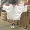 Plus Größe 15XL 210 kg Sommer Frauen Baumwolle T Shirt O Hals Kurzarm Big Top Große Größe Schwarz weiß Casual Lose T-shirt