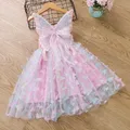 Baby Mädchen Schmetterling Flügel Fee Gaze Prinzessin Kleid schöne Kinder Sommer ärmellose Tüll