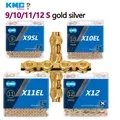 KMC X9 X10 X11 X12 Kette EL SL Fahrrad Ketten Gold/Silber 9/10/11/12 Geschwindigkeit Road MTB Bike