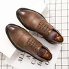 2024 neue Männer Kleid Schuhe Lederschuhe Mode Derby Schuhe klassische lässige Business Hochzeit
