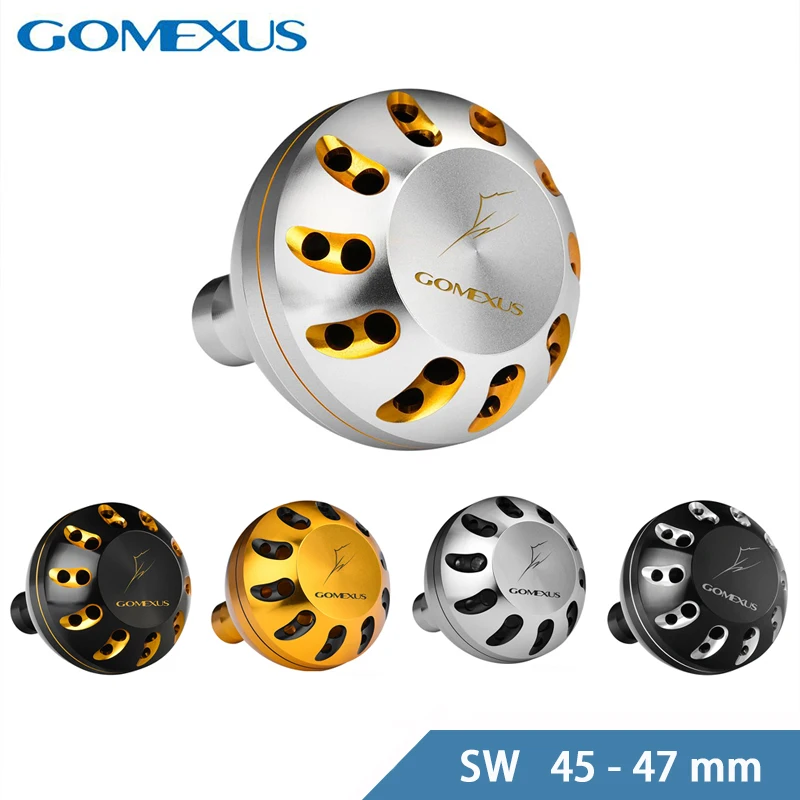 Gomexus Kurbelknauf Angelrolle 45mm Passend für Shimano Stella SW Saragosa SW Twin Power SW Spinnrolle Knauf Typ B Image