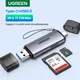 UGREEN Kartenleser USB 3.0 & Typ C zu SD Micro SD TF Kartenleser für PC Laptop Zubehör Smart