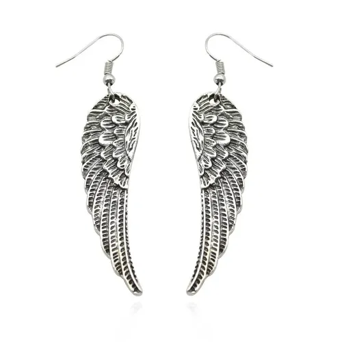Vintage Engel Flügel Ohrringe Für Frauen Retro Feder Baumeln Ohrringe Mode Ohr Party Schmuck