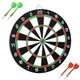 Doppelseitige Dart Board Set Unterhaltung Freizeit Professionelle Dart Set Spielzeug mit Fliegen