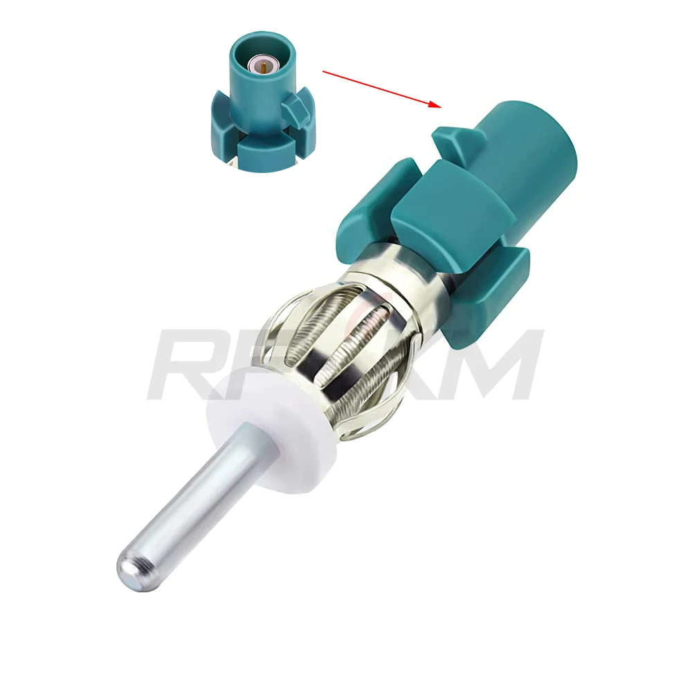 Auto Stereo Antenne Adapter FM AM Radio Stecker Fakra zu DIN Antenne Stecker Konverter für Auto Empfänger Image
