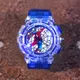 Disney Spiderman Anime Figur Leuchtende Uhr Cartoon Spielzeug Avengers Gefrorene kinder Student