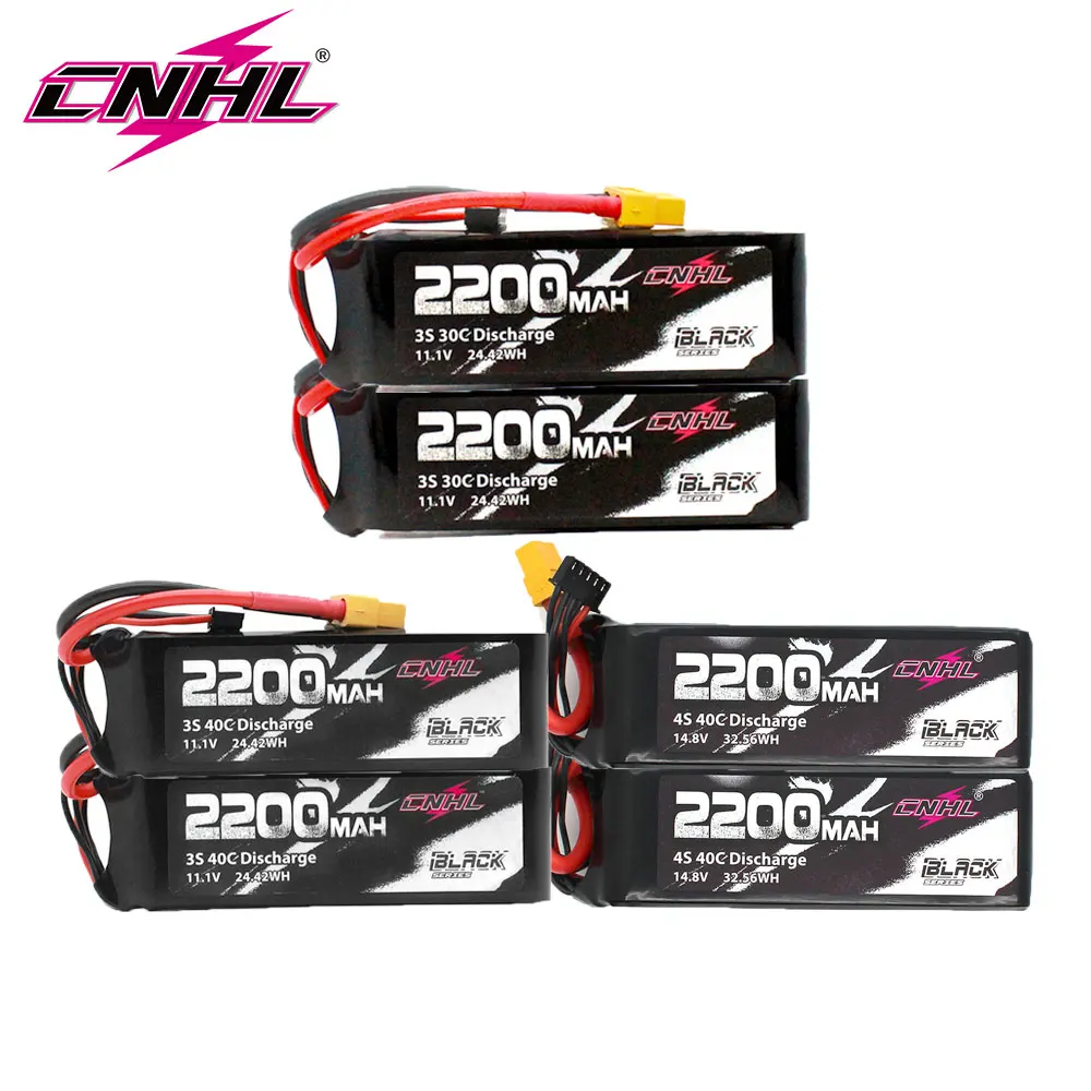 2PCS CNHL 3S 11,1 V Lipo Batterie 2200mAh 30C 70C Mit XT60 Stecker Für RC Flugzeug Hubschrauber quadcopter FPV Drone Auto Racing Hobby
