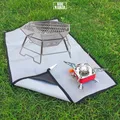 Camping feuerfeste Stoff Grill Grill matte flamm hemmende Matte für Camping öfen von heißen Zelt