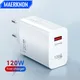 120W handy schnell ladestecker Für iPhone 13 Samsung S22 Xiaomi 12 OPPO Oneplus schnelle lade handy