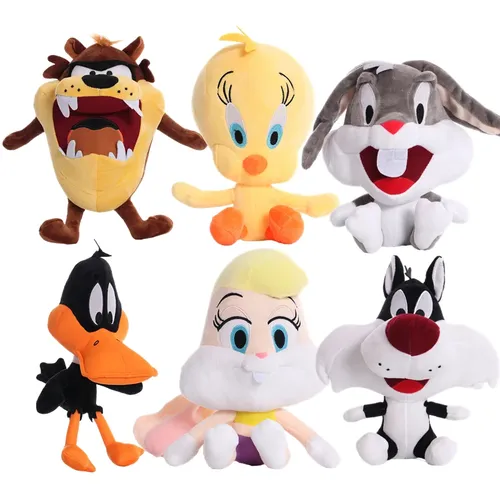 20-27cm Bugs Bunny Plüsch Stofftiere Daffy Ente Tweety bird Cartoon Anime Figur süße Puppe Kinder
