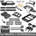 Rückspiegel Stoßstange Kotflügel Lampen schirm Auspuffrohr Chassis Fensternetz für Traxxas Trx4m