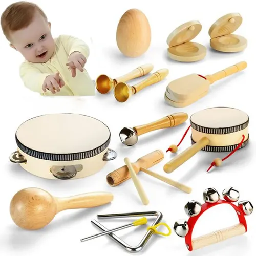 Baby Musik Spielzeug pädagogisches Lernspiel zeug Musik instrument Kinderspiel Montessori Holz