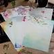 8 blätter/set Chinesische Landschaft Malerei Schreiben Papiere Ziemlich Brief Papiere für Lehrer