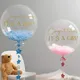 Baby Dusche Dekoration Es ist ein junge mädchen Aufkleber Mit Transparent Blase Ballon Geschlecht