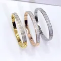 New Fashion Classic Damen Titan Stahl Armband einfache Edelstahl Armband 3 Farben