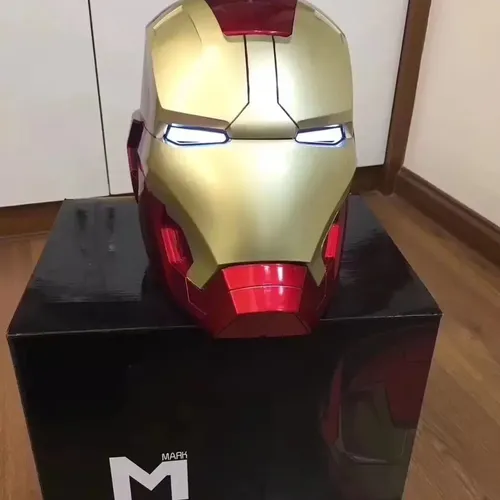 Neue Wunder Rächer Iron Man Helm Cosplay antike Licht führte Ironman Maske PVC Action figur