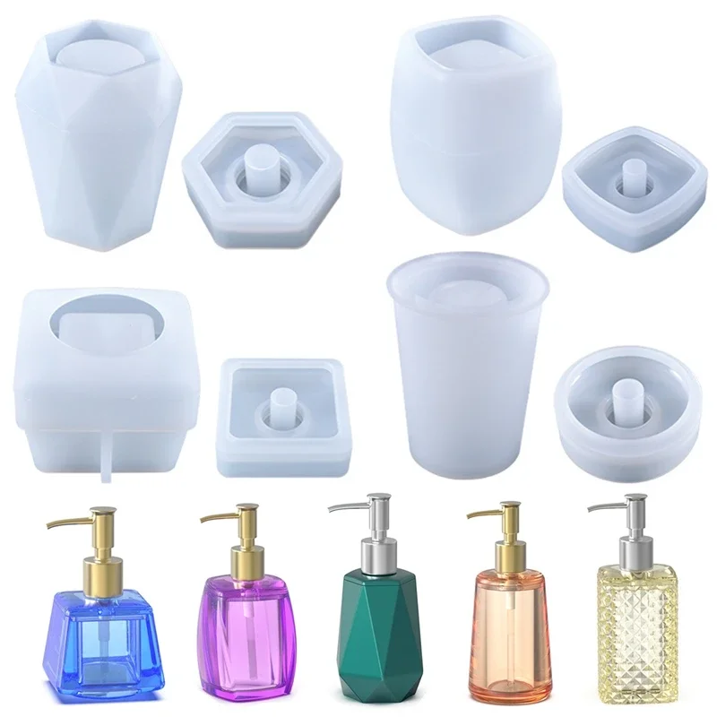 Parfüm Duft Flasche Ton Silikon Form DIY Handwerk handgemachte Aromatherapie Lotion Flaschen Epoxidharz Formen Dusche Sprinkler Kopf Image
