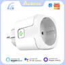 Aubess Smart Buchse EU 16A/20A AC100-240V Wifi Smart Plug Power Outlet Alexa Google Startseite