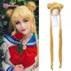 L-e-mail perücke Synthetische Haar Usagi Tsukino Cosplay Perücken Super Lange Blonde Perücken mit