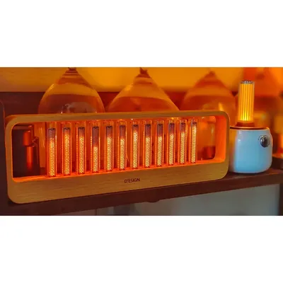 12-Bit RGB Pickup Level Light LED Display Schallpegelmesser Musikanzeige Desktop Light Image