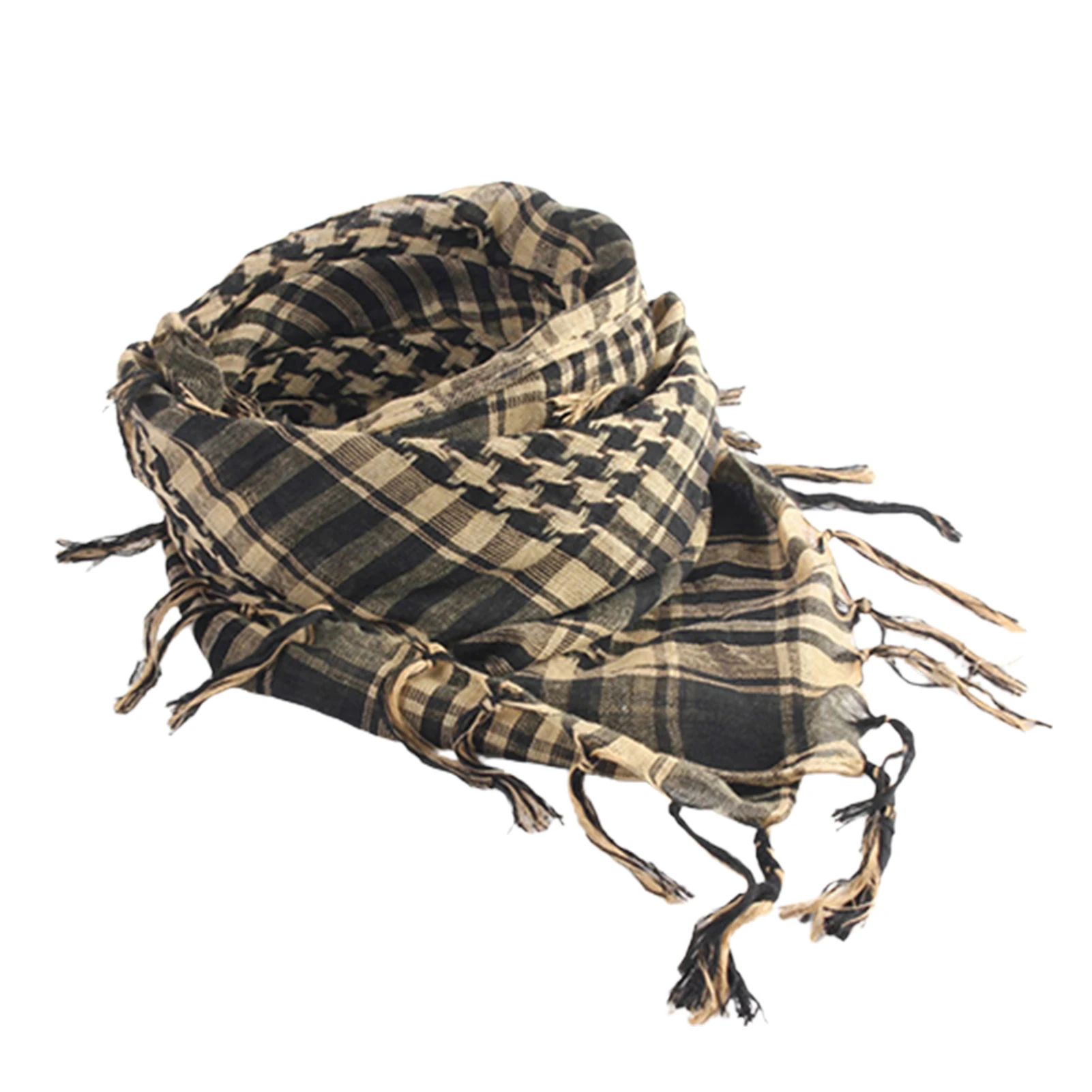 Jagdschal Militär Shemagh Desert Keffiyeh Kopfhalstuch Arabischer Wickeltuch mit Quaste Image