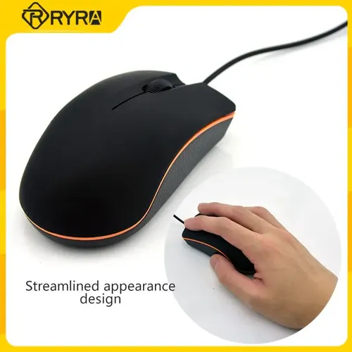 RYRA USB 3D Verdrahtete Optische Mini Maus Mäuse Für PC Laptop PC Computer Mini Maus Mäuse Für PC