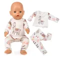 Neue Puppe Kleidung Geboren Baby Fit 18 zoll 40-43cm Einhorn kaktus kleid Puppe Zubehör Kleidung Für