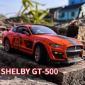 1:32 Ford Mustang Shelby GT500 Legierung Sport Auto Modell Diecast Metall Auto Modell Sound und