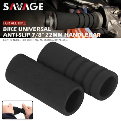 Motorrad Universal Anti-slip 7/8 " 22mm Lenker Handgriffe Schwamm Abdeckung Komfort Motocross