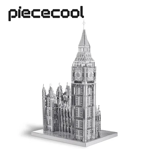 Piece cool 3d metall puzzle big ben modell bau kits puzzle diy kit teen spielzeug für gehirn teaser
