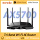 Tenda wifi6 router AX1500-AX5700 tri-band gigabit wi-fi 6e mesh router wireless roteador gigabit pk