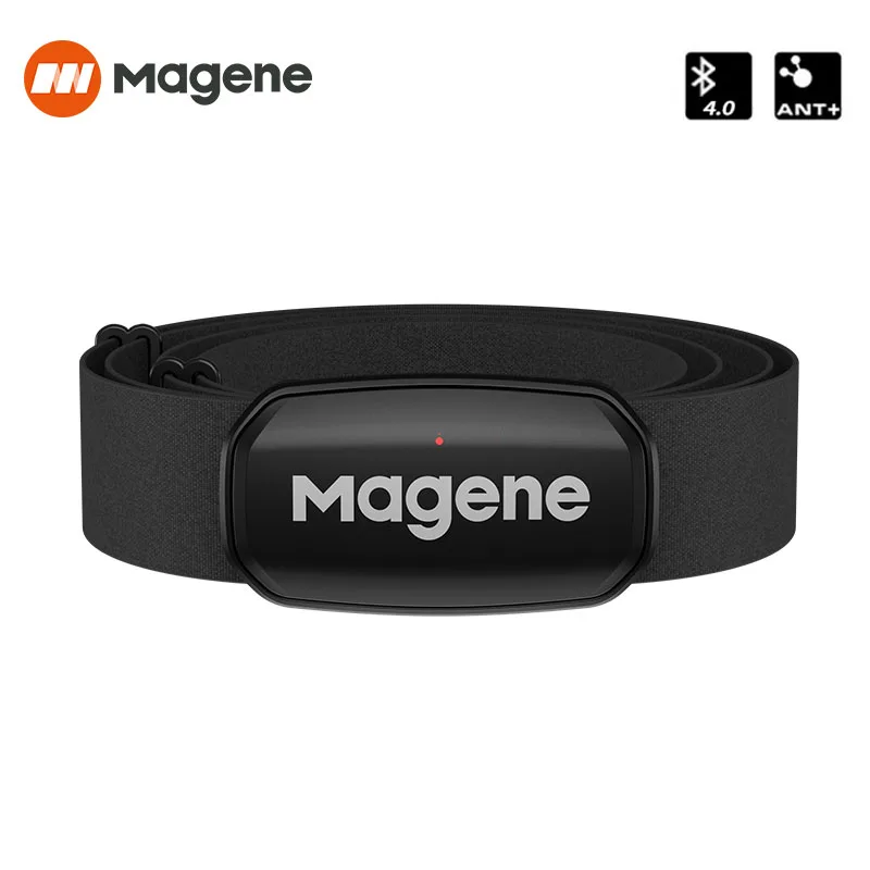 Magene H303 Herzfrequenzsensor Bluetooth ANT Upgrade HR Monitor mit Brustgurt Dual Mode Computer Fahrrad Sportband Gürtel Image