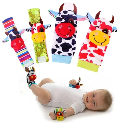 Baby Spiele Plüsch Rassel Socken Sensorischen Spielzeug Für Babys Neugeborenen Zubehör Stofftier