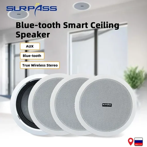 „Home 4 stücke Wand in Decken lautsprechern Full-Range 6 „“BT Lautsprecher Stereo-Audio-Lautsprecher“