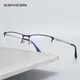 Schraubenlose Optische Brillen Titan Myopie Brillen 6101 männer Klassische Platz Ultraleicht Brillen