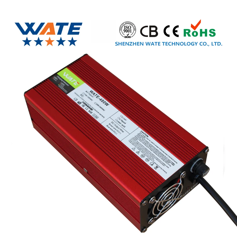 67,2 V 6A Ladegerät Für 16S 59,2 V Li-Ion Batterie 60V 6A Schnelle Ladung Smart Aluminium fall Lipo Batterie Ladegerät 110V Zu 220V Image