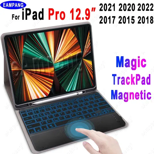 Magie Tastatur für iPad Pro 12 9 Tastatur Fall iPad Pro 12 9 2022 2021 2020 2018 2017 2015 1rst 2nd