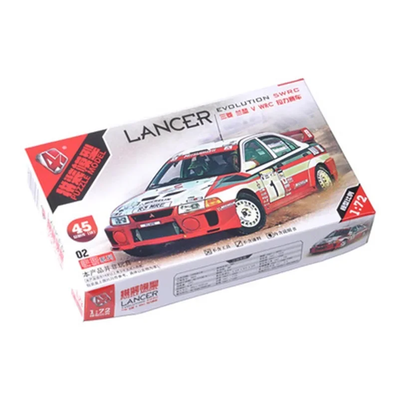 4D Montiert 1/72 Klassische WRC Rally Auto Modell 4 Simulation Interne Struktur Details Montiert Spielzeug Ornamente Image
