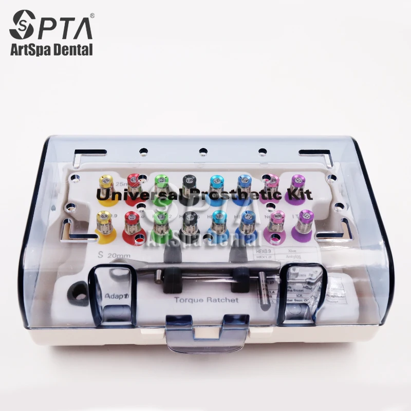 SPTA Dental Implantat Drehmomentschlüssel Schraubendreher Für Zahnmedizin Universal Implantologie Odontologia Restaurierung Werkzeuge Kit 10-70NCM Image