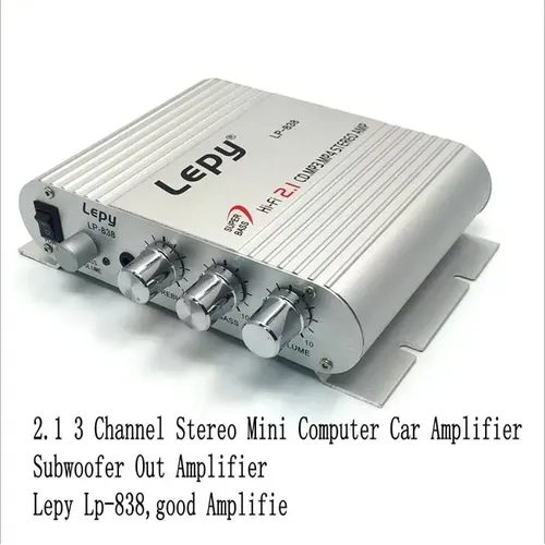 100% Original marke Lepy Lp-838USB Bluetooth 5 0 Mini 2 1 3-Kanal-Stereo-Computer-Autoverstärker