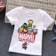 Wunderwerke Kind T-Shirts Sommer Die Avengers Kinder T Shirt Kinder Cartoon Kawaii Lässige Kleidung