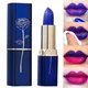 Blau Rose Lippenstift Temperatur Farbwechsel Lip Feuchtigkeitsspendende Balsam Weibliche Make-Up