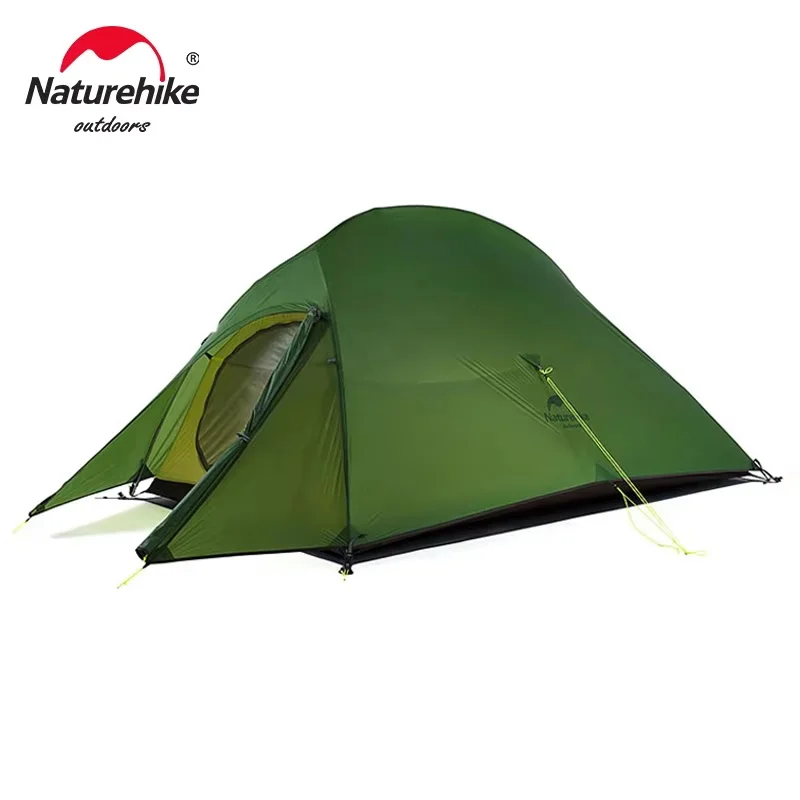 Naturehike Cloud Up 2-Personen-Zelt, ultraleichtes 20D-Campingzelt, wasserdicht, für Outdoor, Wandern, Reisen, Rucksackreisen, Radfahren, Angeln Image
