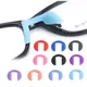 10 stücke u form silikon brille brillen nasen pads optische rahmen reparatur zubehör teil einfügen